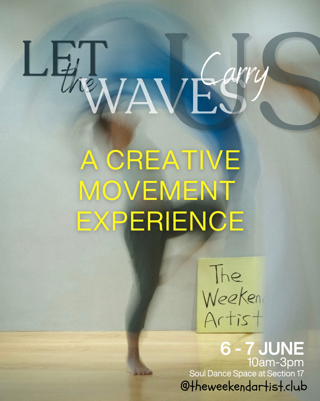 Promotional poster: Let the Waves Carry Us